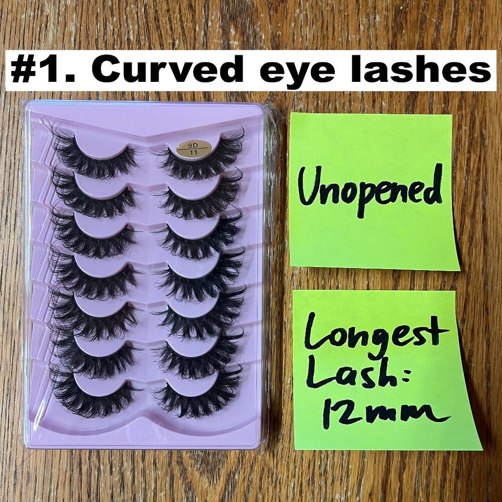 False Eye Lashes In Various Styles